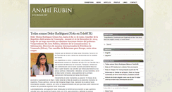 Desktop Screenshot of anahirubin.com